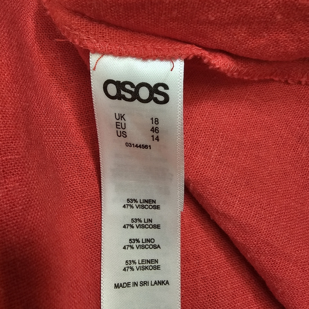 ASOS Red Midi Skirt - Picture 4 of 10